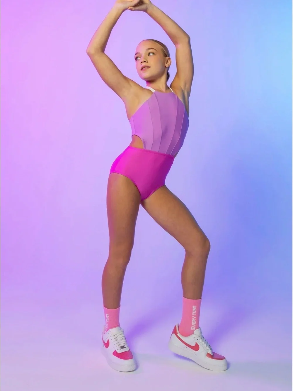 Every Turn Two-Tone Dance Leotard
